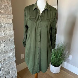 Long 3/4 length sleeve top